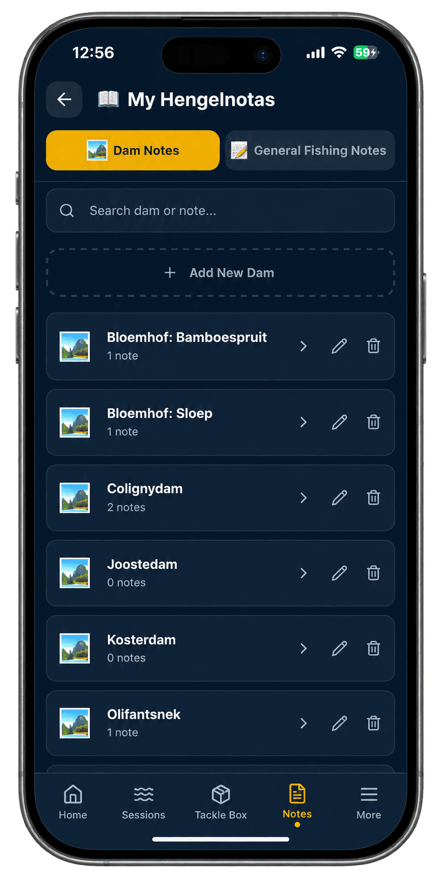 Fishing Notes